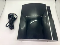 【カバー破損あり・動作確認済み・本体のみ】PLAYSTATION 3(40GB) クリアブラック