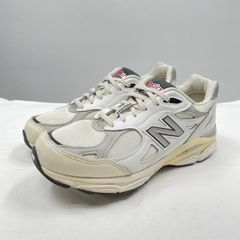 美品】ニューバランス U990TE4 ベージュ ピッグスキンレザー 25cm 
