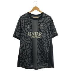 PSG×JORDAN BRAND (パリサンジェルマン×ジョーダンブランド) PSG 23-24 3rd レプリカユニフォーム DX9823-069 ブラック XXL