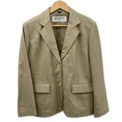BALMAIN(バルマン) ジャケット サイズ13 L レディース美品  - ベージュ 長袖/レザー/秋のサムネイル