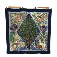 HERMES エルメス カレ90 Axis Mundi 世界の中心軸 スカーフ シルク100