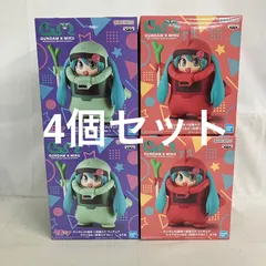 未開封 初音ミク ガンダム45周年 シャアザクぐるみ ザクぐるみ フィギュア 4個セット SF5A72 c107