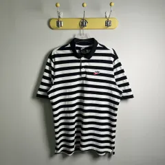 ナイキ ストライプ 半袖 ポロシャツ XL