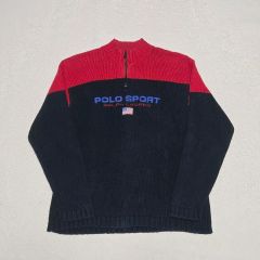 POLO SPORT RALPH LAUREN ハーフジップ ニット L - メルカリ