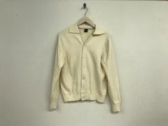 本物アーバンリサーチドアーズURBANRESEARCHDOORSウールシャツ型カーディガン長袖メンズサーフアメカジストリートミリタリービジネススーツモードドレスゴルフ白オフホワイトクリーム40/Lのサムネイル