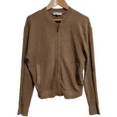 美品 MACKINTOSH マッキントッシュ メッシュニットカーディガン ジップ ジャケット サイズ38 ブラウン レディース 古着 中古 USEDのサムネイル