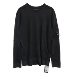 C.P.Company シーピーカンパニー 25AW 19CMKN024A-003247F KNITWEAR CREW NECK IN FAST DYED MERINOS ネック イン ファスト ダイ ウール クルーネック セーター チャコール系 M【中古】のサムネイル