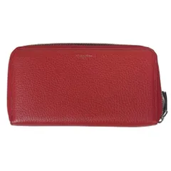 PELLE MORBIDA ペッレモルビダ PMO-CSBA311 ラウンドジップ レザー ウォレット 長財布 ミディアム レッド系【中古】のサムネイル