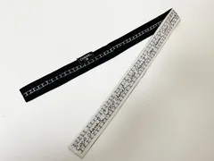 CHANEL シャネル ヘアバンド ツイリー スカーフ シルク ブラック ホワイト 23CR AA8033 超美品のサムネイル