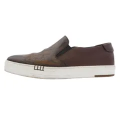 Berluti ベルルッティ プレイタイム カリグラフィ ヴェネチアレザー メンズ スリッポン スニーカー シューズ ブラウン系 7【中古】のサムネイル
