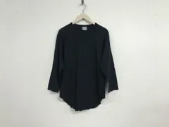 本物ワラワラスポーツWALLAWALLASPORTコットン7部丈長袖ロンTシャツメンズサーフアメカジミリタリーワークスケーターストリートビジネススーツゴルフ黒ブラックMアメリカ製のサムネイル