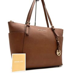 MICHAEL KORS トートバッグ ブラウン A4サイズ収納可 大容量 - メルカリ