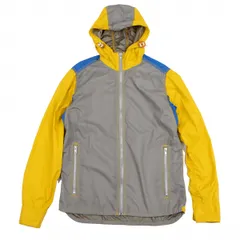 アイ ジュンヤワタナベ マン コムデギャルソンeYe JUNYA WATANABE MAN COMME des GARCONS WINDSTOPPER ナイロンマウンテンパーカー 黄青グレーXSのサムネイル