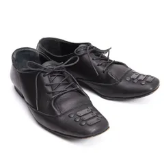 ヨウジヤマモト ファムYohji Yamamoto FEMME スクエアトゥメタル装飾レザーシューズ 黒5 (24位)のサムネイル