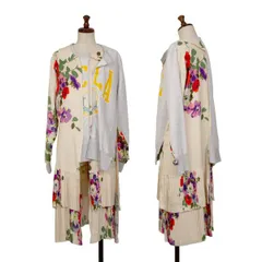 ジュンヤワタナベ コムデギャルソンJUNYA WATANABE COMME des GARCONS スウェットドッキングプリーツワンピース ベージュマルチXSのサムネイル