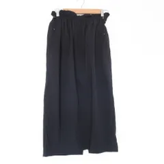 美品 23SS BEAUTY & YOUTH ビューティー＆ユース ユナイテッドアローズ ナイロン ドロースト スカート M ブラック レディース 古着 中古 USED