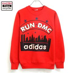 80's adidas RUN DMC コラボ スウェット 銀タグ ヒップホップ - メルカリ