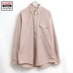 90s vintage L.L.Bean チェック柄 ボタンダウン 長袖シャツ メンズ XLサイズ相当 ビッグサイズ オーバーサイズ