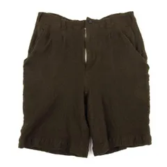 コムデギャルソンCOMME des GARCONS ウール縮絨ショートパンツ カーキSのサムネイル