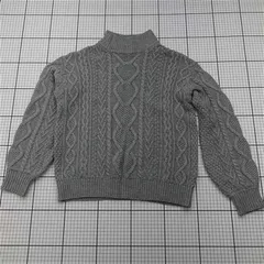◇ ⊇ Simplicite シンプリシテェ ケーブル編みタートルネックセーター グレー系 サイズ表記なし E 1602130000692 レディース 【1602130000692】