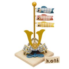 新品未使用】lemi toys こどもの日 兜 端午の節句 木製 ハンドメイド