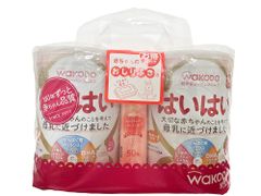 WAKODO はいはい 粉ミルク 4缶セット お尻拭きつき - メルカリ