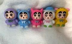クレヨンしんちゃん 動物 パジャマ フィギュア 5種 セット
