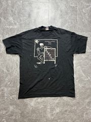 90s 00s メッセージTシャツ アートT vintage ブラックフェード - メルカリ