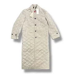 参考上代99000円 未使用 SHINYAKOZUKA  24AW PENCIL COAT WITH KAPOK KNOT  ペンシルコート キルティングコート シンヤコヅカ 2402SK06 グレー M （95135A5）