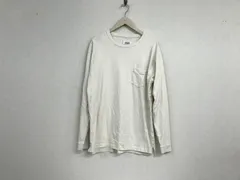 本物ユナイテッドアローズ&サンズUNITEDARROWS&SONSコットン長袖ロンTシャツメンズサーフアメカジミリタリーワークスケーターストリートビジネススーツゴルフクリームオフホワイトM日本製のサムネイル