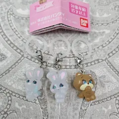 フォクシーイラストレーションめじるしエンジェルBUNNYクマうさぎクマキーホルダーガチャ