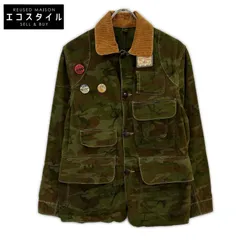 POLO RALPH LAUREN　ポロ ラルフローレン　90's JR-RL-KM3156 カモフラ 襟コーデュロイ ハンティングジャケット　S