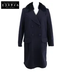 FENDI　フェンディ　【美品】FF8570 6BZ ミンクファーカラー付 ロゴボタン ダブルブレスト　36のサムネイル
