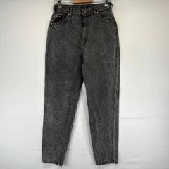 古着 リー Lee USA製 デニム パンツ ケミカルウォッシュ ジッパーフライ ジーパン 5ポケット 10MED  ブラック系 メンズのサムネイル