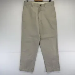 古着 エルエルビーン L.L.Bean パンツ テーパード センタープレス チノパン w33×L29  ベージュ系 メンズのサムネイル