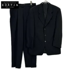 ARMANI COLLEZIONI　アルマーニコレッツォーニ　ブラック 4427/2 ピンストライプ スーツ　40