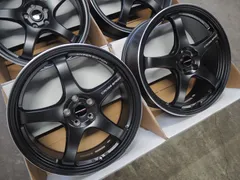 ★5本スポーク★17インチ7.5J+45 5H114.3 新品 人気 軽量 クロススピード ハイパーエディション CR5 ブラック ホイール1台分 ES IS GS アルテッツァ S2000 アコード シビック レヴォーグ WRX STI S4 インプレッサのサムネイル