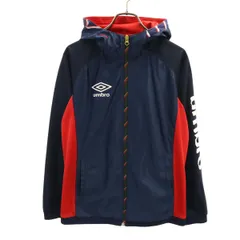 umbro アンブロ フードジャケット S ネイビー ジャージ メンズ 古着のサムネイル