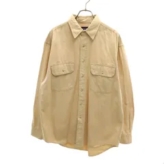 GAP ギャップ 90s オールド 長袖 オーバーサイズ シャツ M ベージュ メンズ 古着