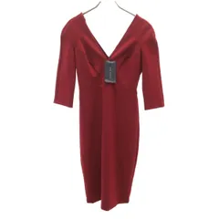 ZARA WOMAN ザラウーマン 未使用 7分袖 ワンピース XS レッド系 レディース 古着のサムネイル