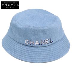 ☆希少☆CHANEL スパークリングデニム サンバイザー ココマーク - メルカリ