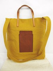 美品✨ichimaruni ショルダーバッグ ☆色/マスタード - メルカリ
