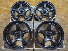 ★5本スポーク★17インチ7.5J+38 4H100 新品 人気 軽量 クロススピード ハイパーエディション CR5 ブラック ホイール1台分 アクア ヴィッツ カローラ ヤリス サクシード プロボックス シビック フィット ロードスター デミオ スイフトのサムネイル