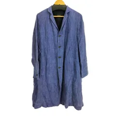 パドカレ pas de calais リネン100 先染め コート レディース JPN：38 のサムネイル
