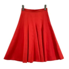 JILLSTUART ジルスチュアート フレアスカート size0/レッドのサムネイル