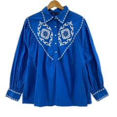 70s 80s marichiisli Swiss folk blouse Traditional Sennenbluse 