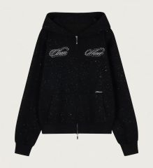 ANDWANG kirakira suger zip up Black - メルカリ