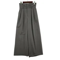 FRAY I.D フレイアイディー 2WAY ウエストデザイン ワイドパンツ size0/グレー