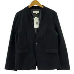 美品  Rope Picnic ロペピクニック タグ付きノーカラージャケット size40/ブラック