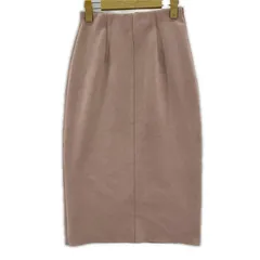 NOLLEY'S sophi ノーリーズソフィ バックスリット ヌバックライク ナロースカート size34/ライトピンクのサムネイル